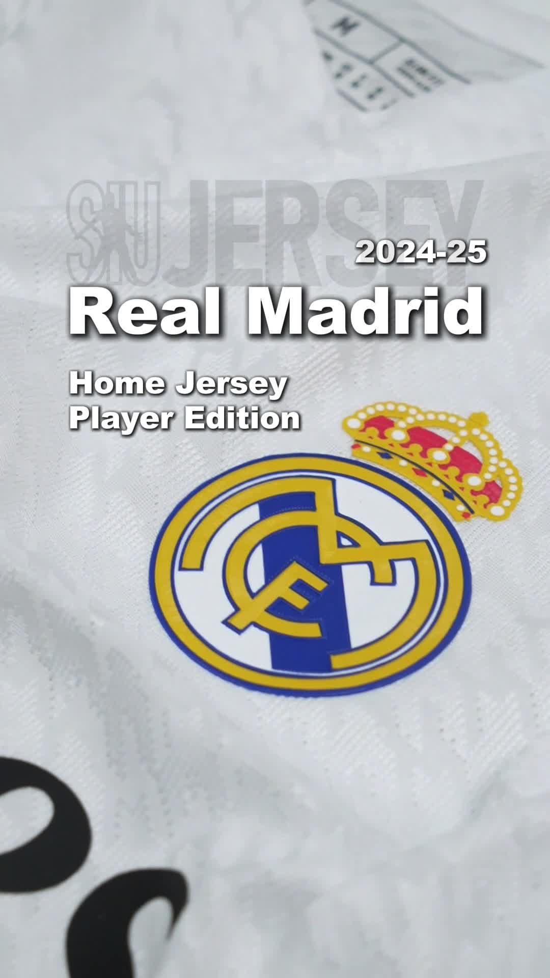 SIUjerseys-Real Madrid 24-25 Home Stadium Jersey - Player Version