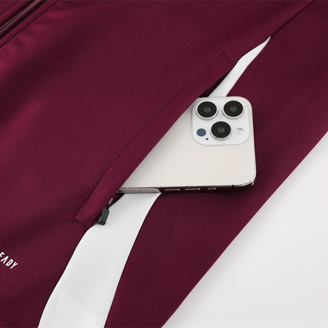 ManixJersey.com | Bayern Munich 24-25 Jacket Training Tracksuit - Claret Red -Customize Name, Number and Patch | Worldwide Shipping