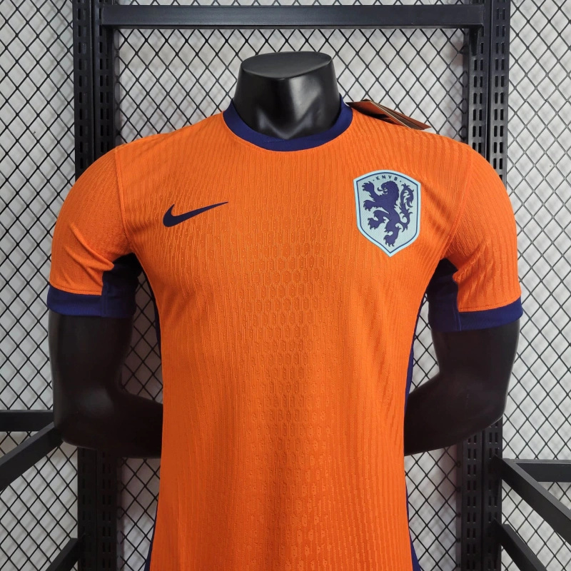 Higojerseys-Netherlands 2024 Home Stadium Jersey - Player Version