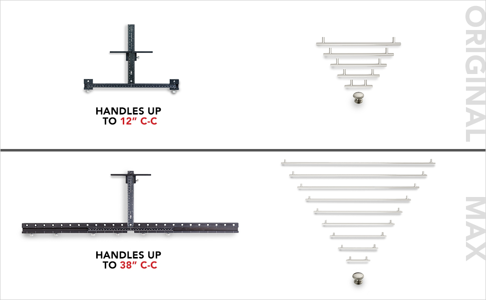 cabinet hardware jig handle template pull knob drawer punch locator drill true position tools