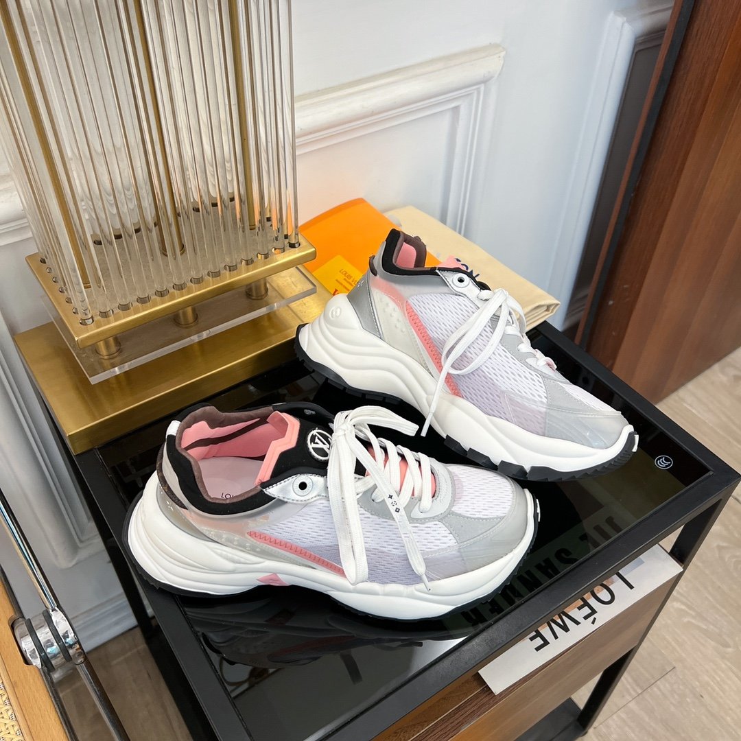 LV RUN 55 SNEAKER PINK BLACK、mysite、Cacoeks