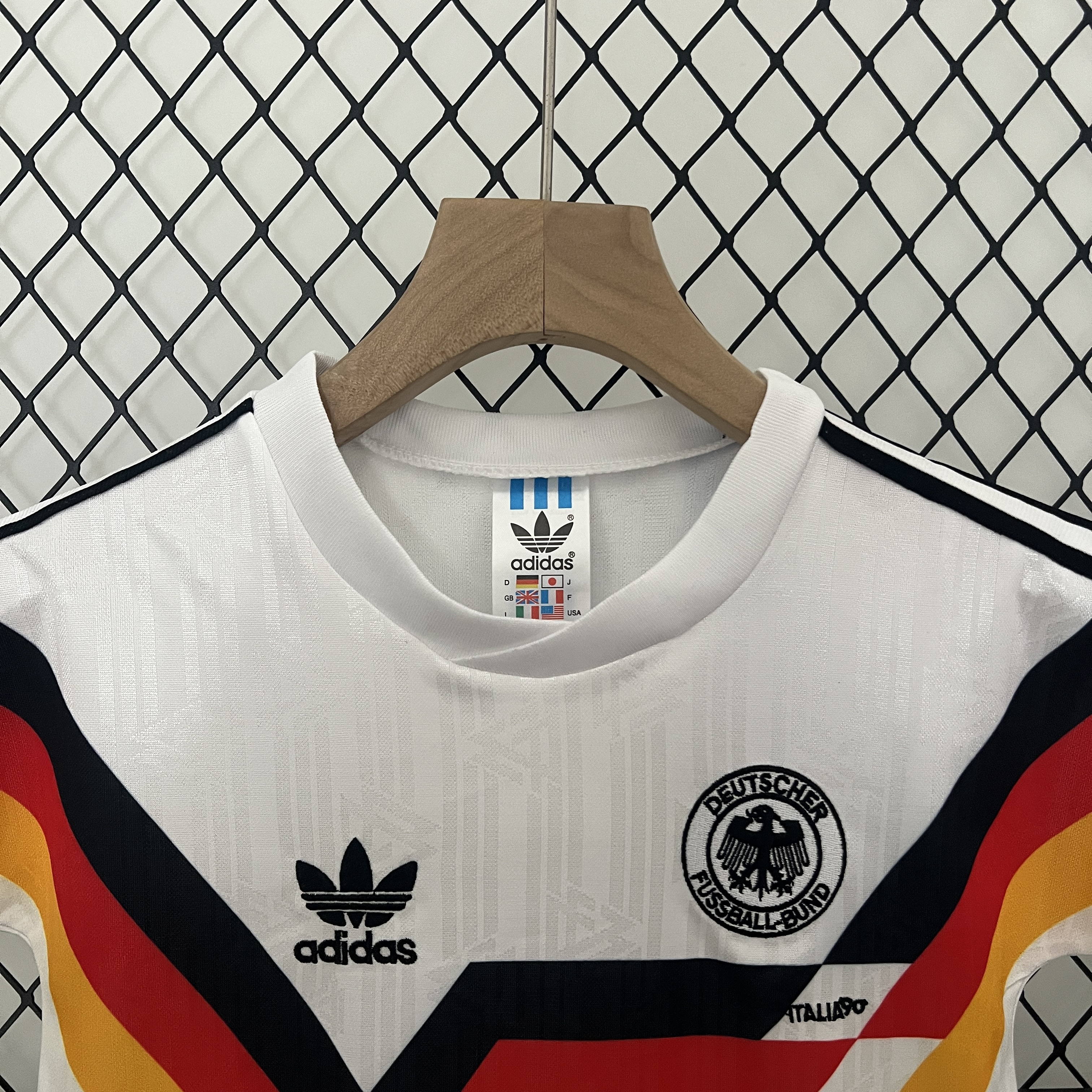 ManixJersey.com | Retro Germany 1990 Home Stadium Kids Kit -Customize Name, Number and Patch | Worldwide Shipping