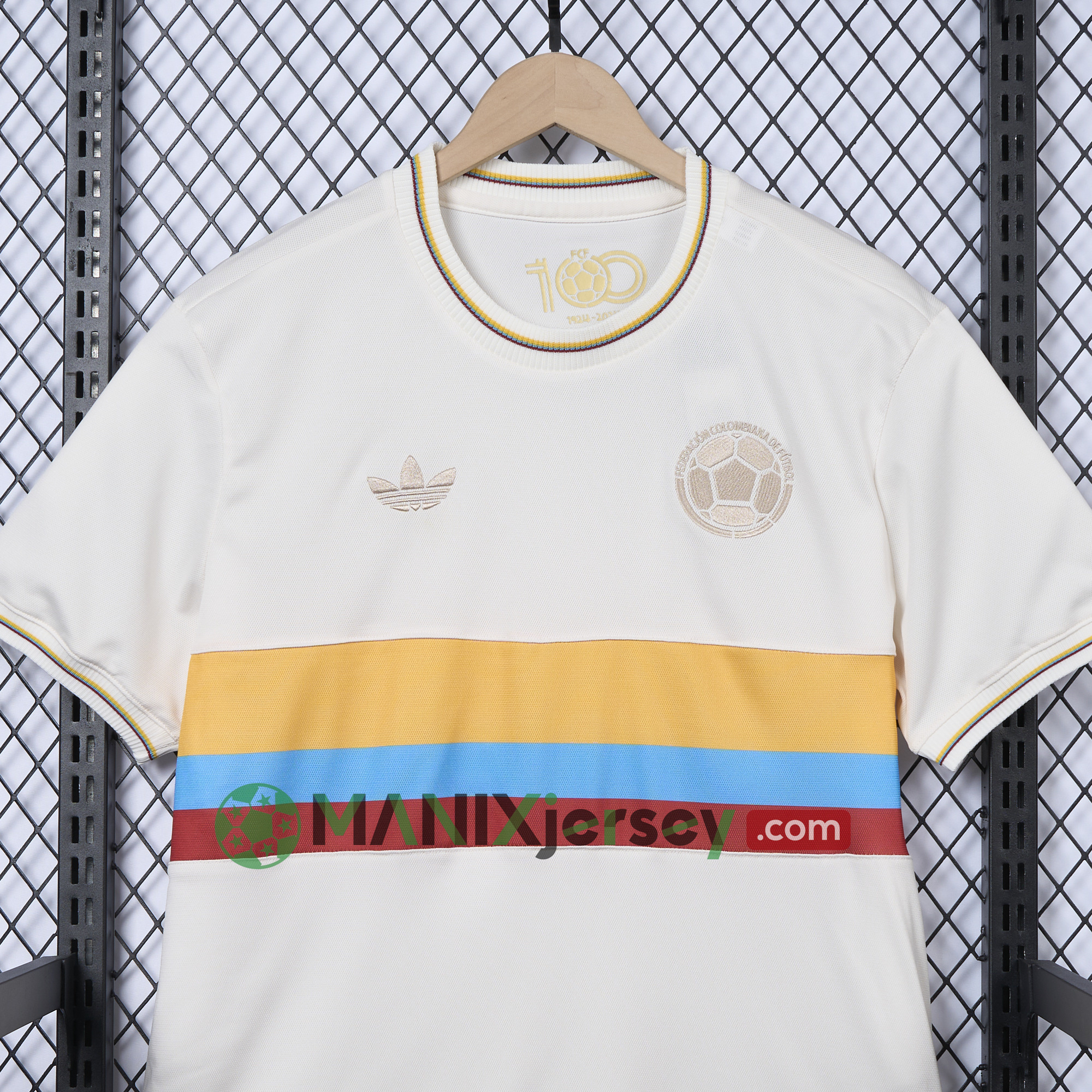 ManixJersey.com | Colombia 2024 100th Anniversary Jersey - Fans Version -Customize Name, Number and Patch | Worldwide Shipping