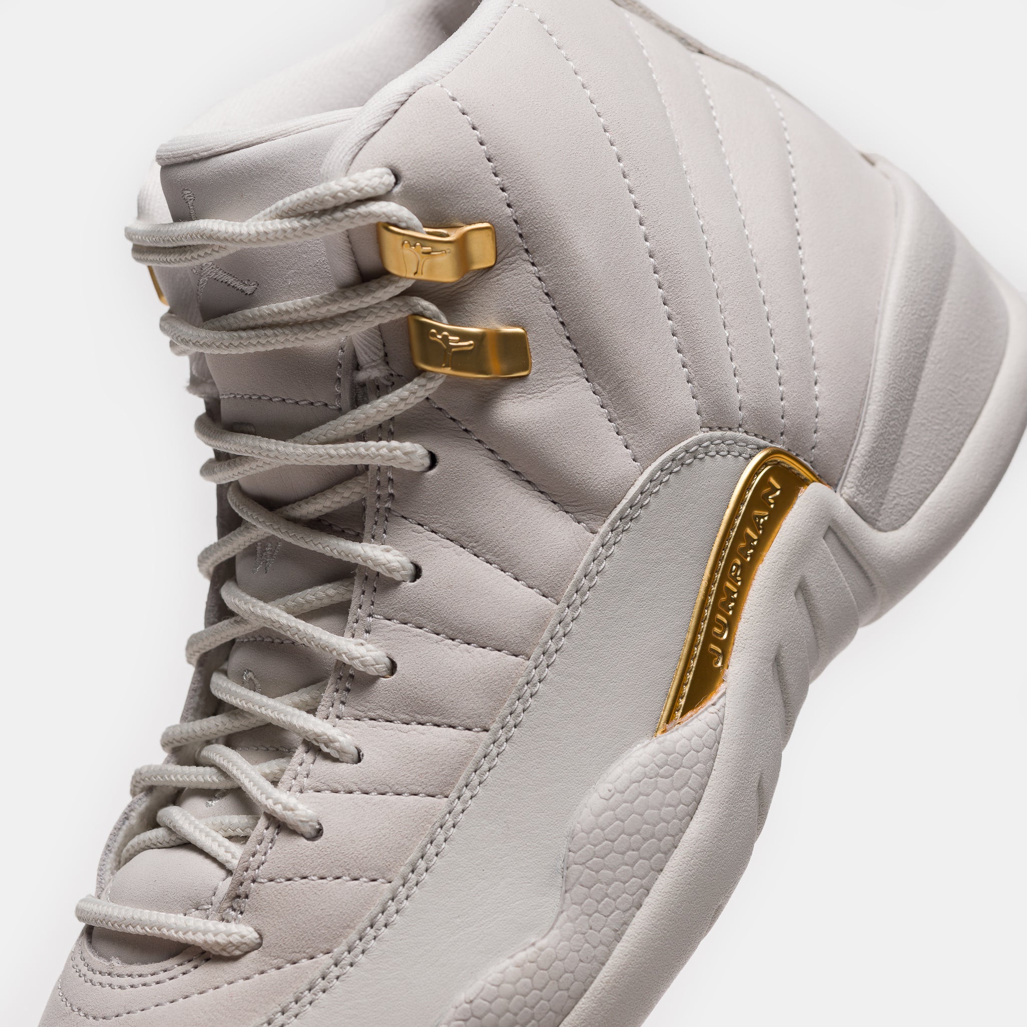 Air Jordan 12 Retro Sneaker in Phantom/Metallic Gold/White