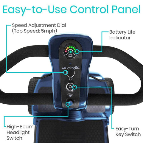 Steering Made Simple with Mobility Scooter Series A VH EXCLUSIVE COLORS