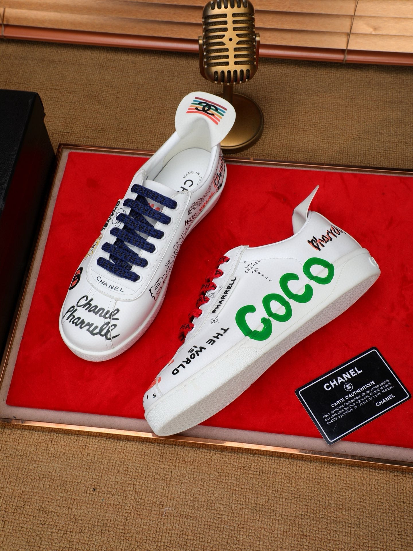 CC COCO SNEAKERS IN COLORFUL CALFSKIN、mysite、Cacoeks