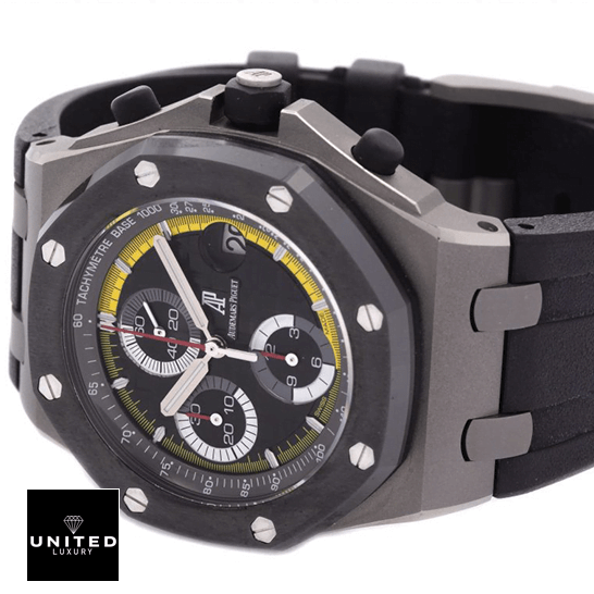 Audemars Piguet Royal Oak Black Dial Steel Case Replica side view