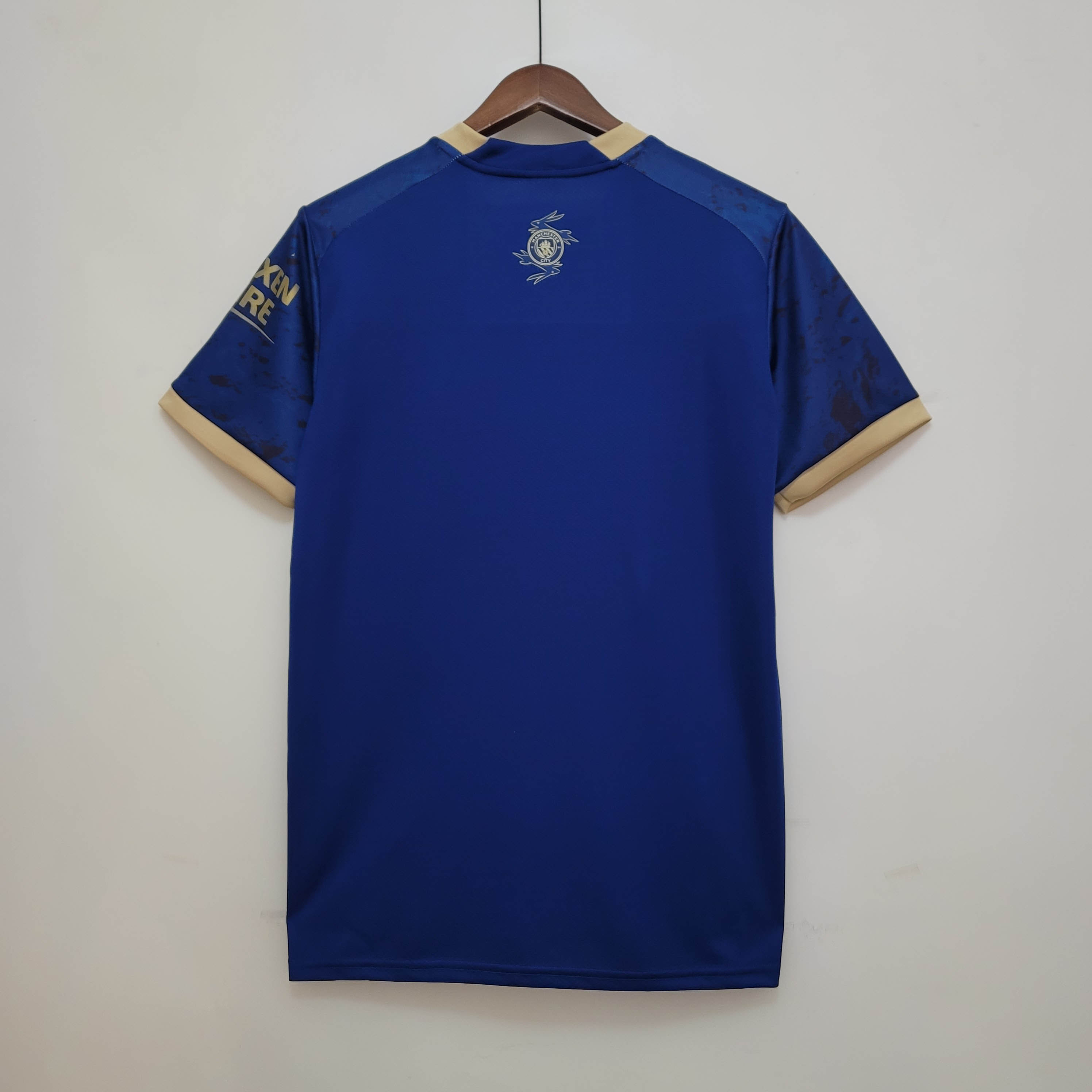 2023 Manchester City Chinese New Year Commemorative Edition Blue Football Shirt 1:1 Thai Quality:football jersey mysite: unitedjerseyfootball 邓江浪:football