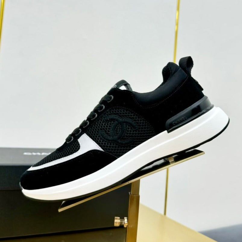 CLASSIC TRAINER IN BLACK MERCERIZED VELVET、mysite、Cacoeks