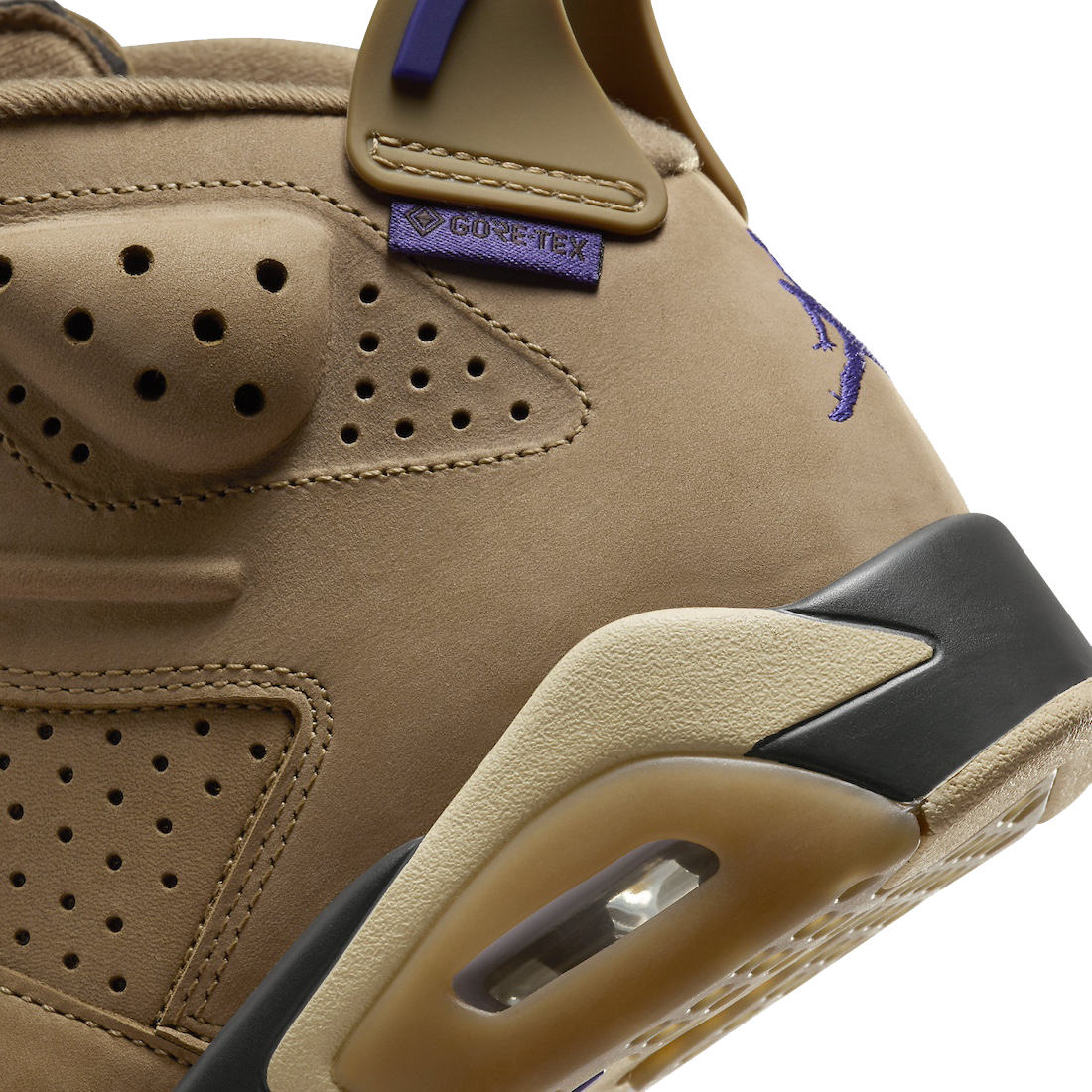 Air Jordan 6 WMNS Gore-Tex Brown Kelp