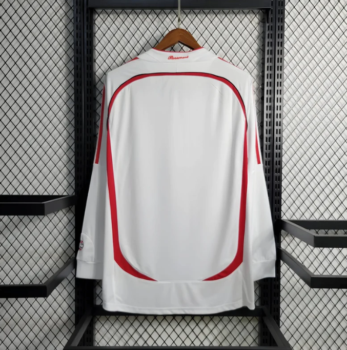 2006/2007 Retro Long Sleeve AC Milan Away Football Shirt 1:1 Thai Quality:football jersey mysite: unitedjerseyfootball 邓江浪:football