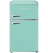 Galanz GLR31TGNER Dual Door Fridge, Adjustable Mechanical Thermostat with True Freezer, 3.1 Cu FT...