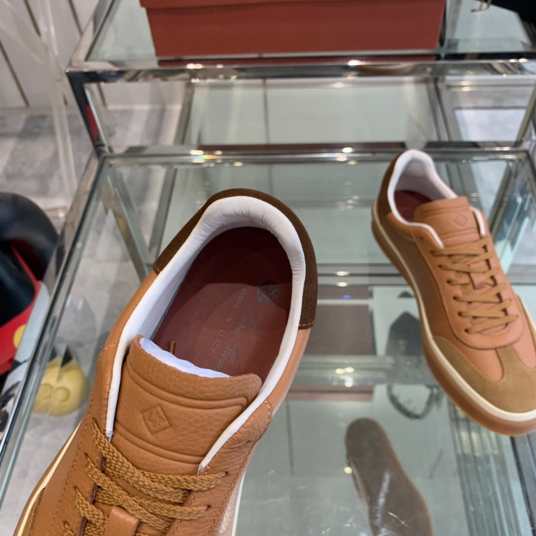 LP TENNIS WALK SNEAKERS TAWNY CALFSKIN、mysite、Cacoeks