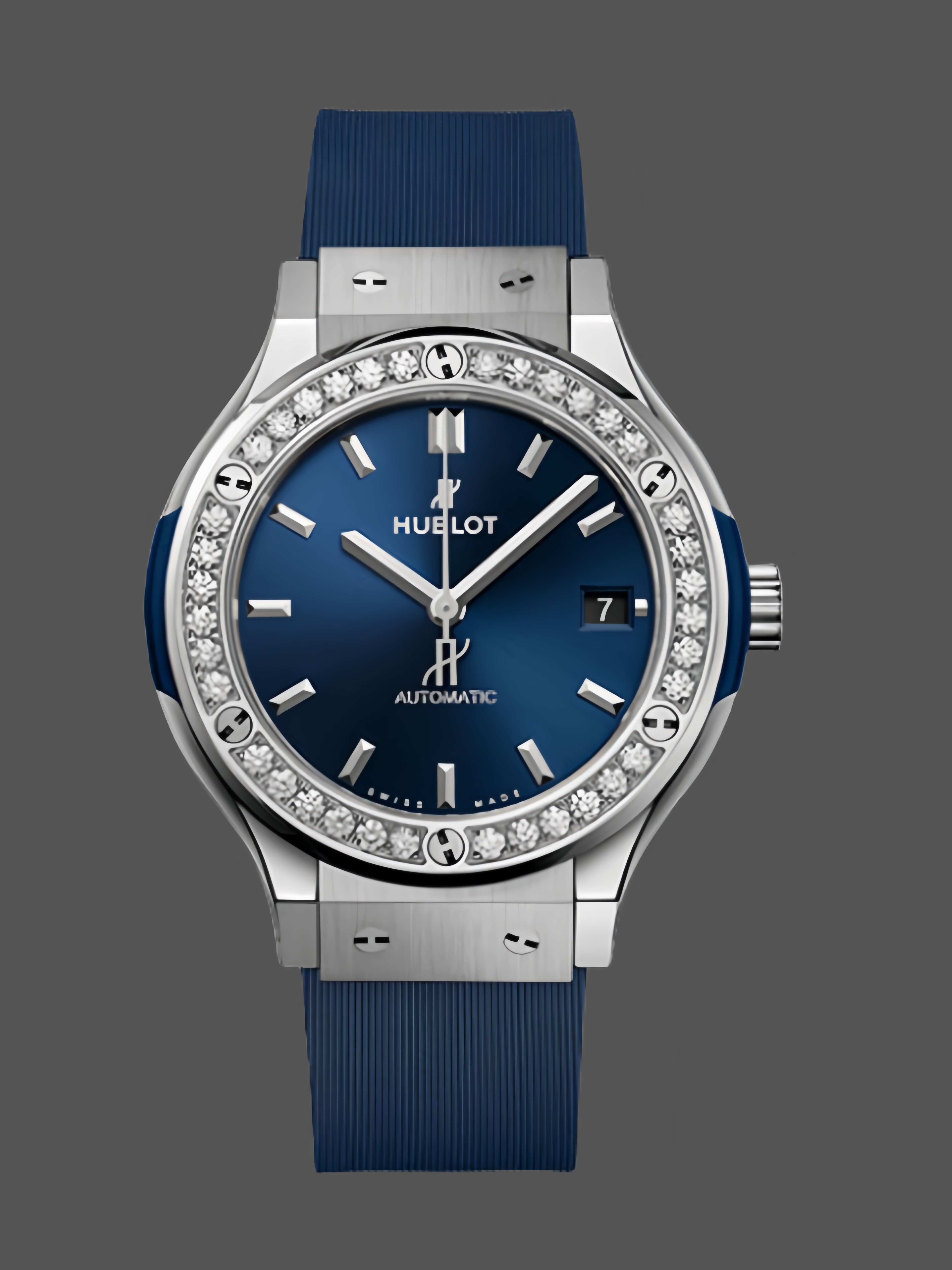 565.NX.7170.RX.1204 Hublot Classic Fusion Titanium Blue Diamonds-fasswatch