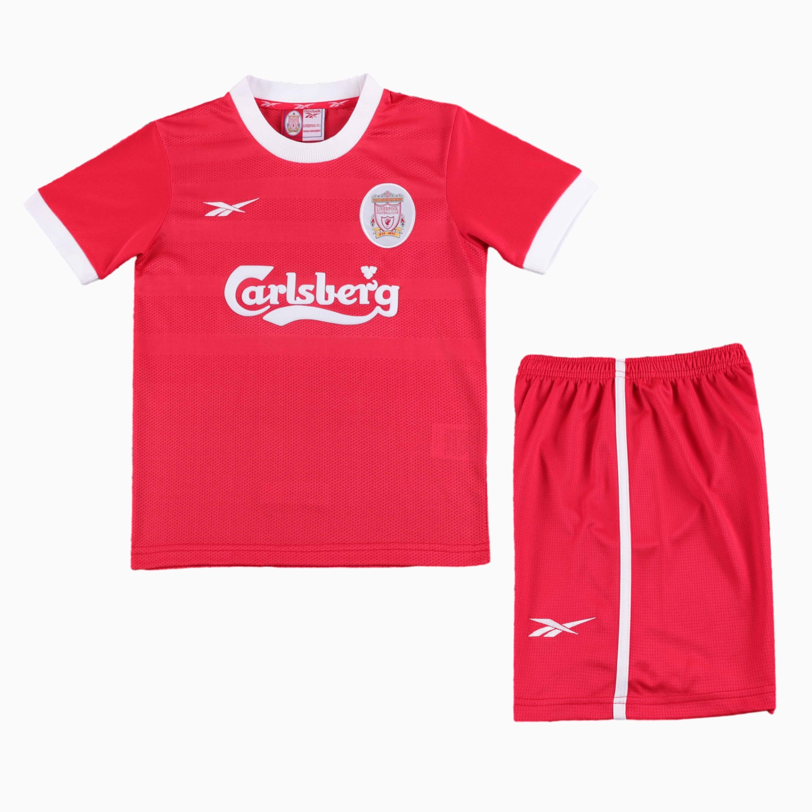 GlobeJersey-Retro Liver.pool 1998-00 Home Kids Kit
