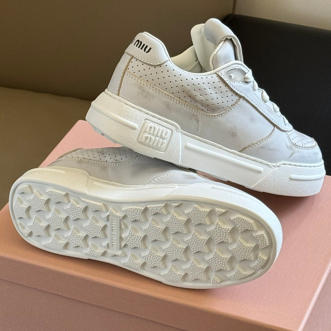 Frost Color Sneakers Calfskin、mysite、Cacoeks