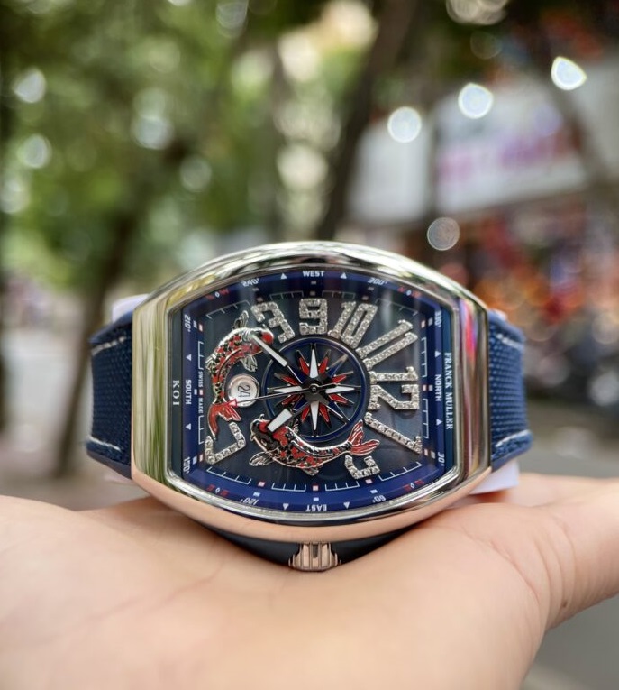 Đồng Hồ Franck Muller Vanguard KOI V45 SC DT Replica 11 45mm (7)