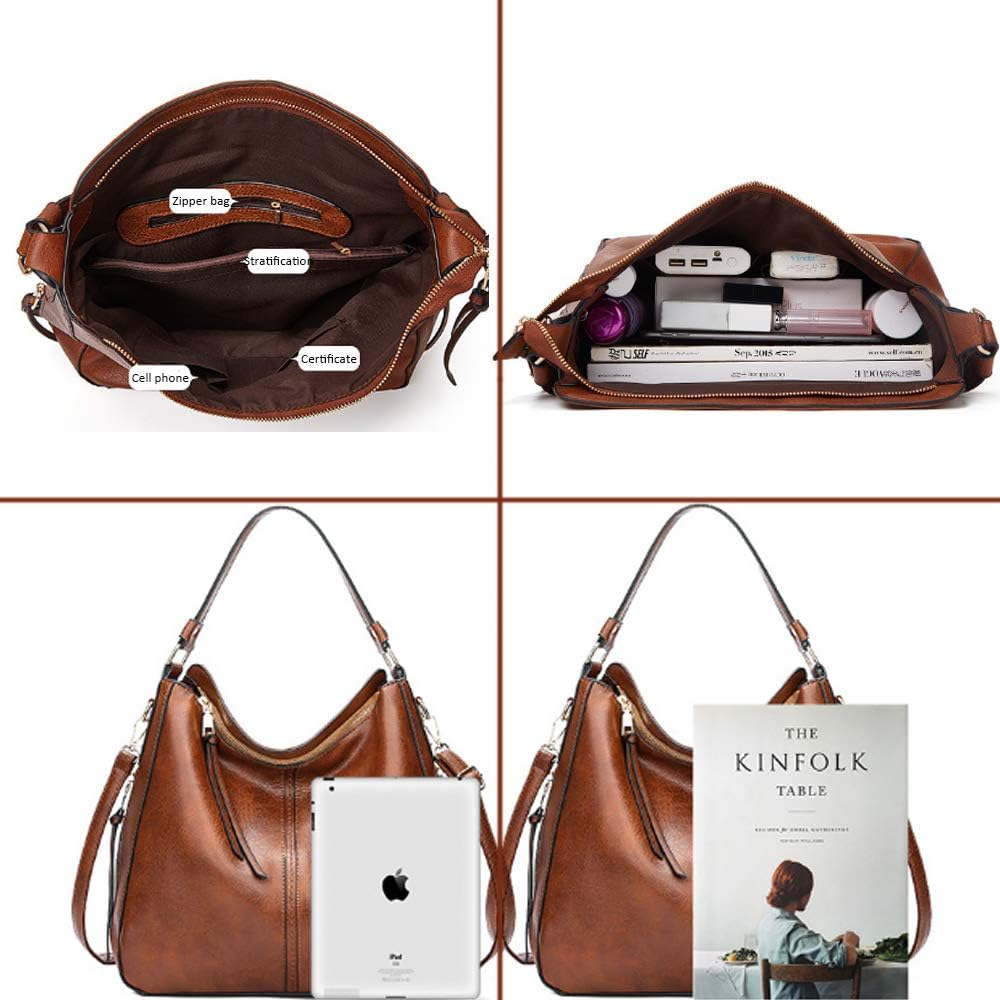 Women Handbag Large Tote Bag PU Leather Shoulder Bag Cross-body Bags