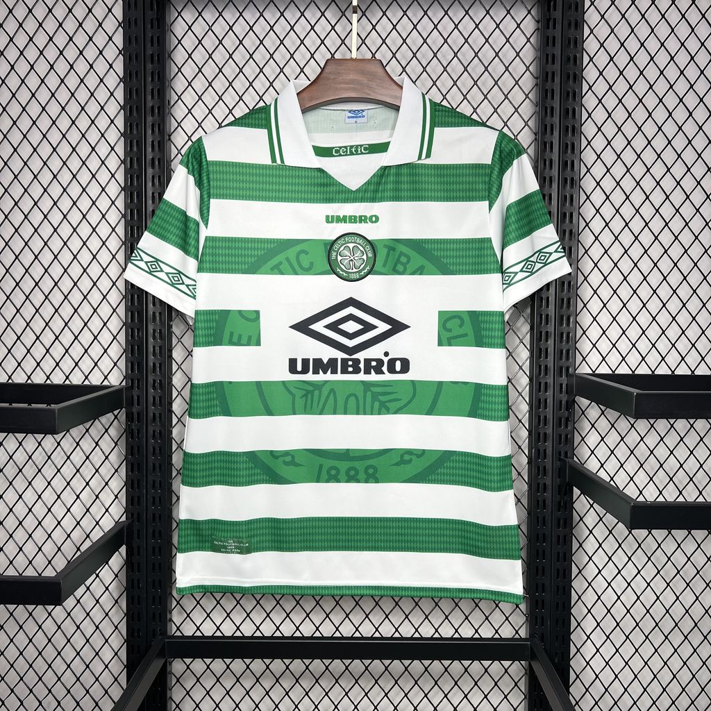ManixJersey.com | Retro Celtic 1998-99 Home Stadium Jersey -Customize Name, Number and Patch | Worldwide Shipping