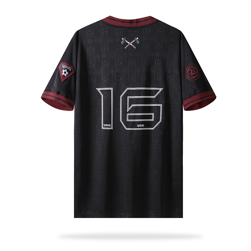 GlobeJersey-Retro Iron Maiden 2016 Black Jersey