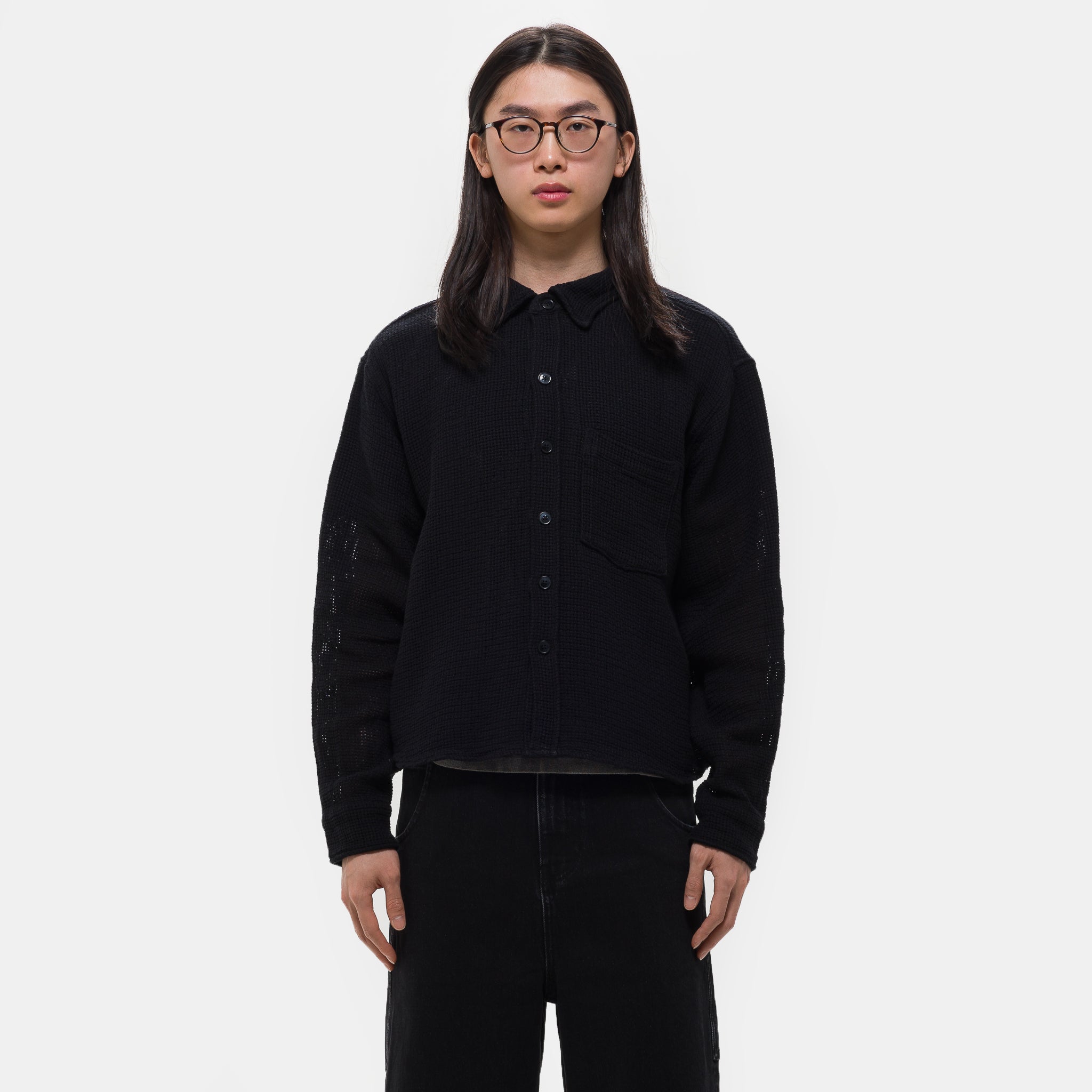 Priority Shirt in Black Natte