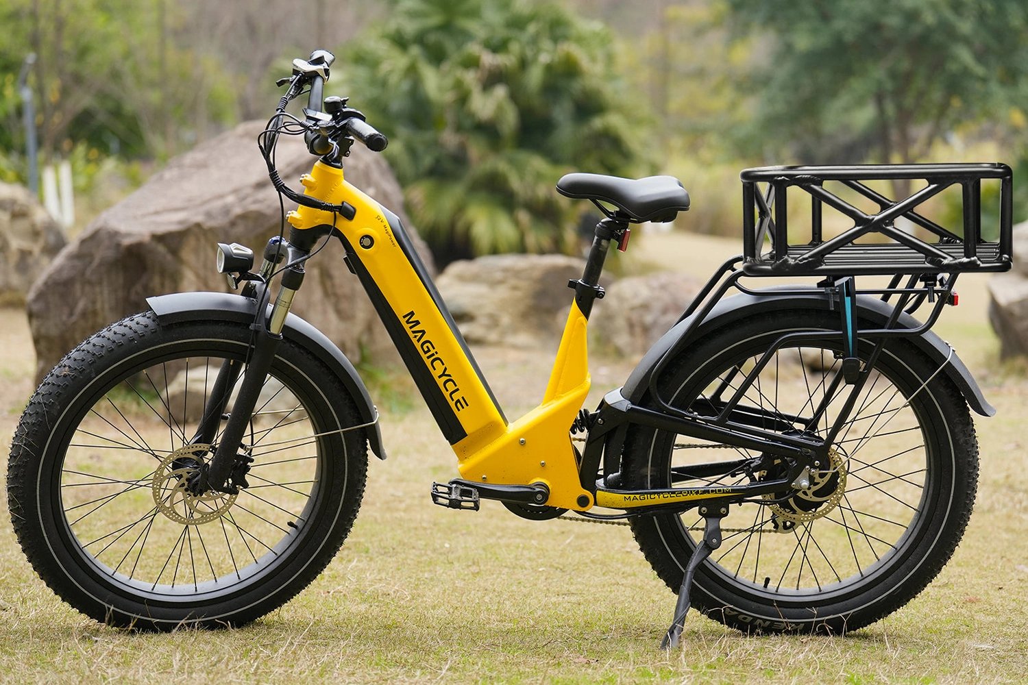 Magicycle Ebike Large Rear Rack Basket、mySite、bearsvspackers