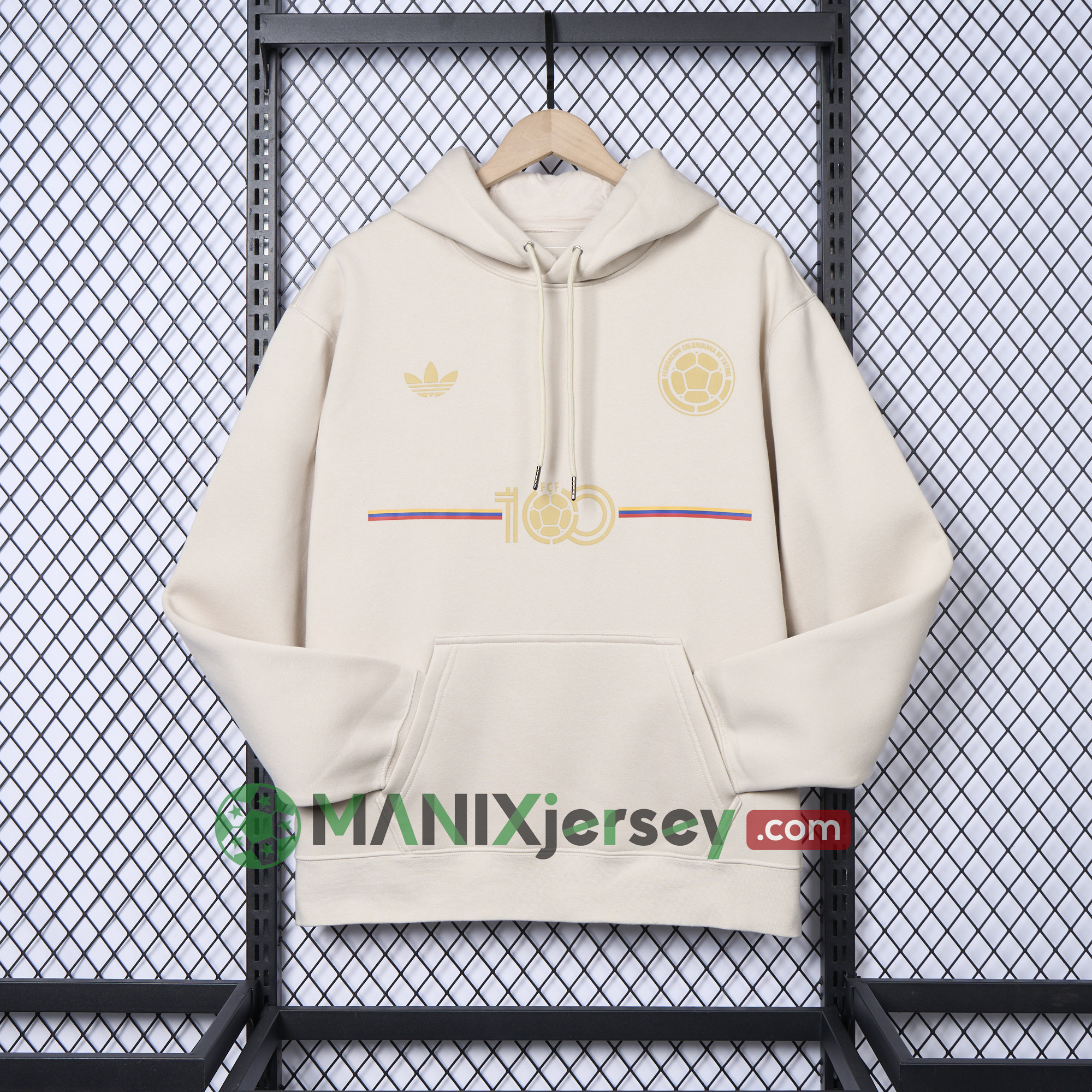 ManixJersey.com | Colombia 2024 100th Anniversary hoodies -Customize Name, Number and Patch | Worldwide Shipping
