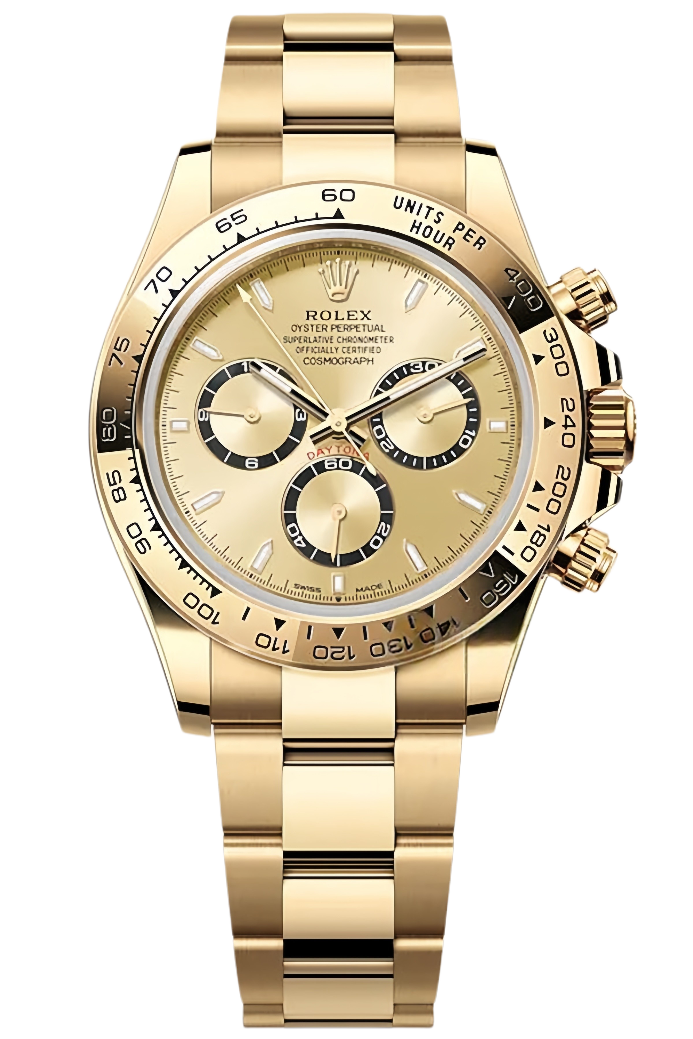 Rolex Daytona M126508-0005 Super Clone – Ice Blue Dial Yellow Gold Swiss Replica Watch