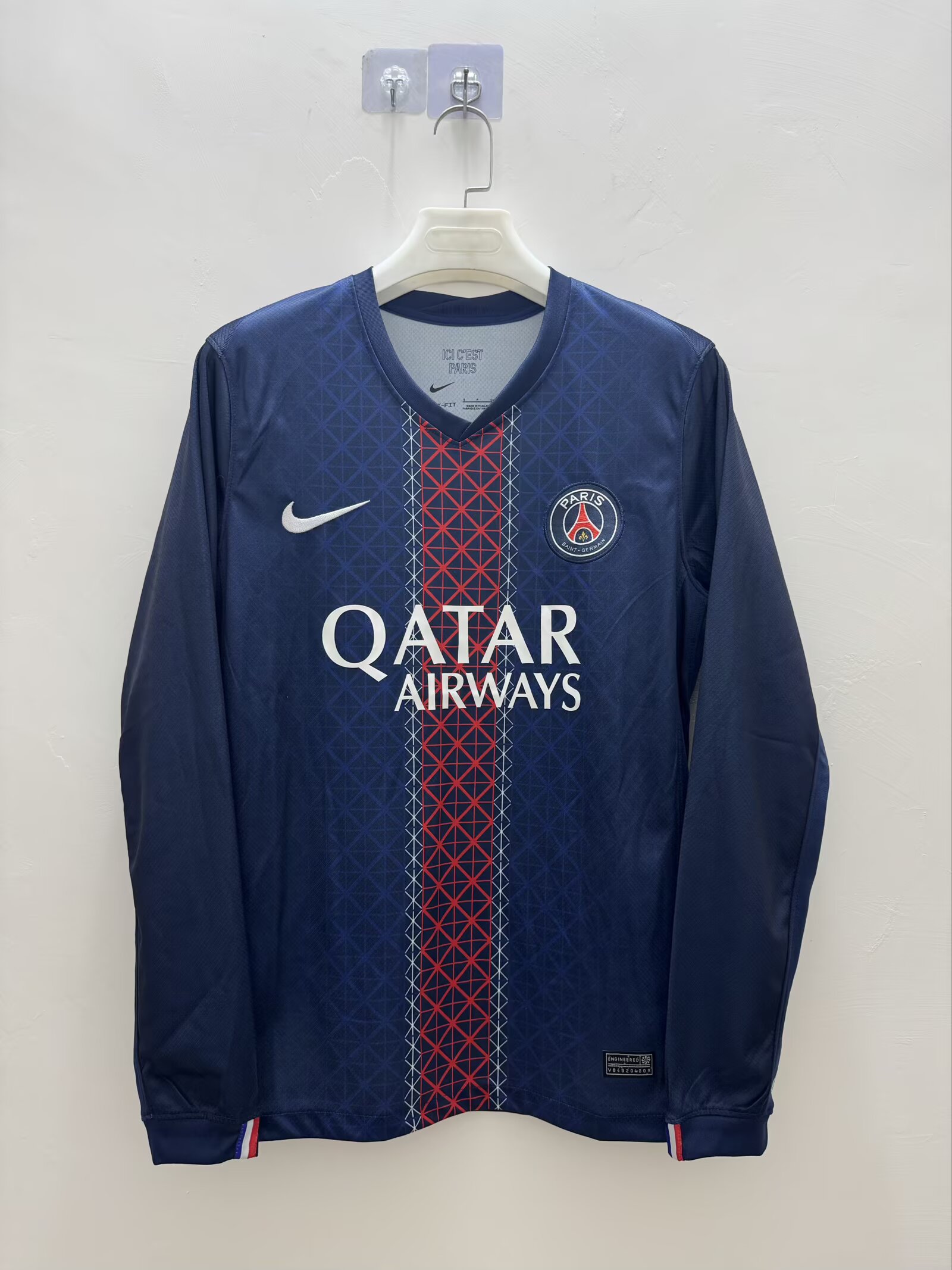 2025/2026 Long Sleeve Psg Paris Saint-Germain Home Football Shirt 1:1 Thai Quality:football jersey mysite: unitedjerseyfootball 邓江浪:football