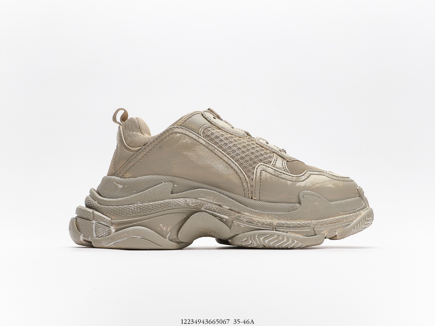 Balenciaga Triple S Sneaker in Faded Beige、mysite、Cacoeks