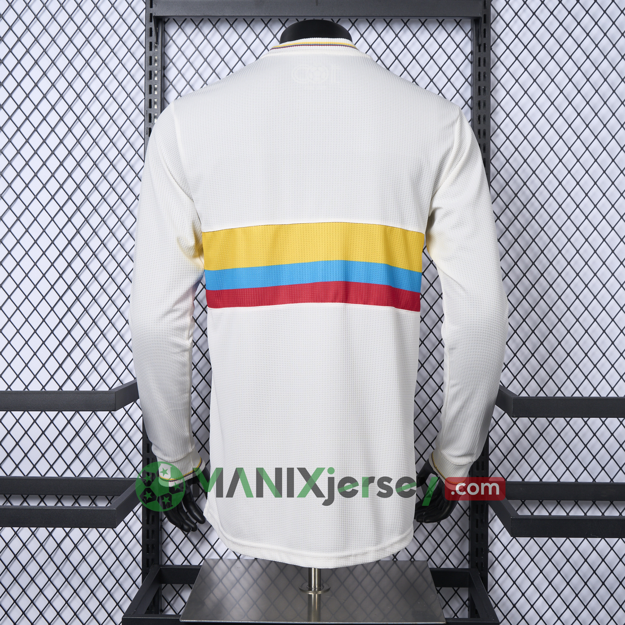 ManixJersey.com | Colombia 2024 100th Anniversary Long Sleeve Jersey - Player Version -Customize Name, Number and Patch | Worldwide Shipping