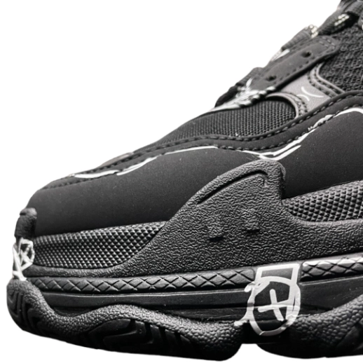 Balenciaga Triple S Sketch Sneaker in Black、mysite、Cacoeks