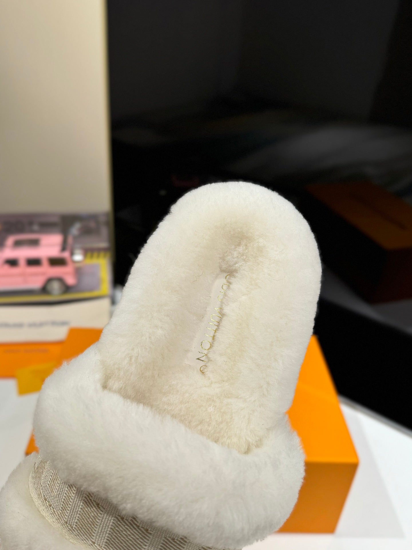 FURRY SLIPPER IN WHITE SHEARLING、mysite、Cacoeks