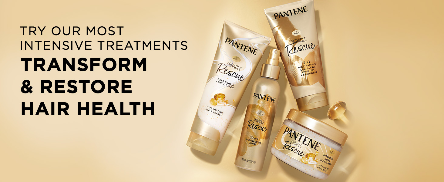 Pantene Mircale Rescue Collection - Benefit Statements - Desktop