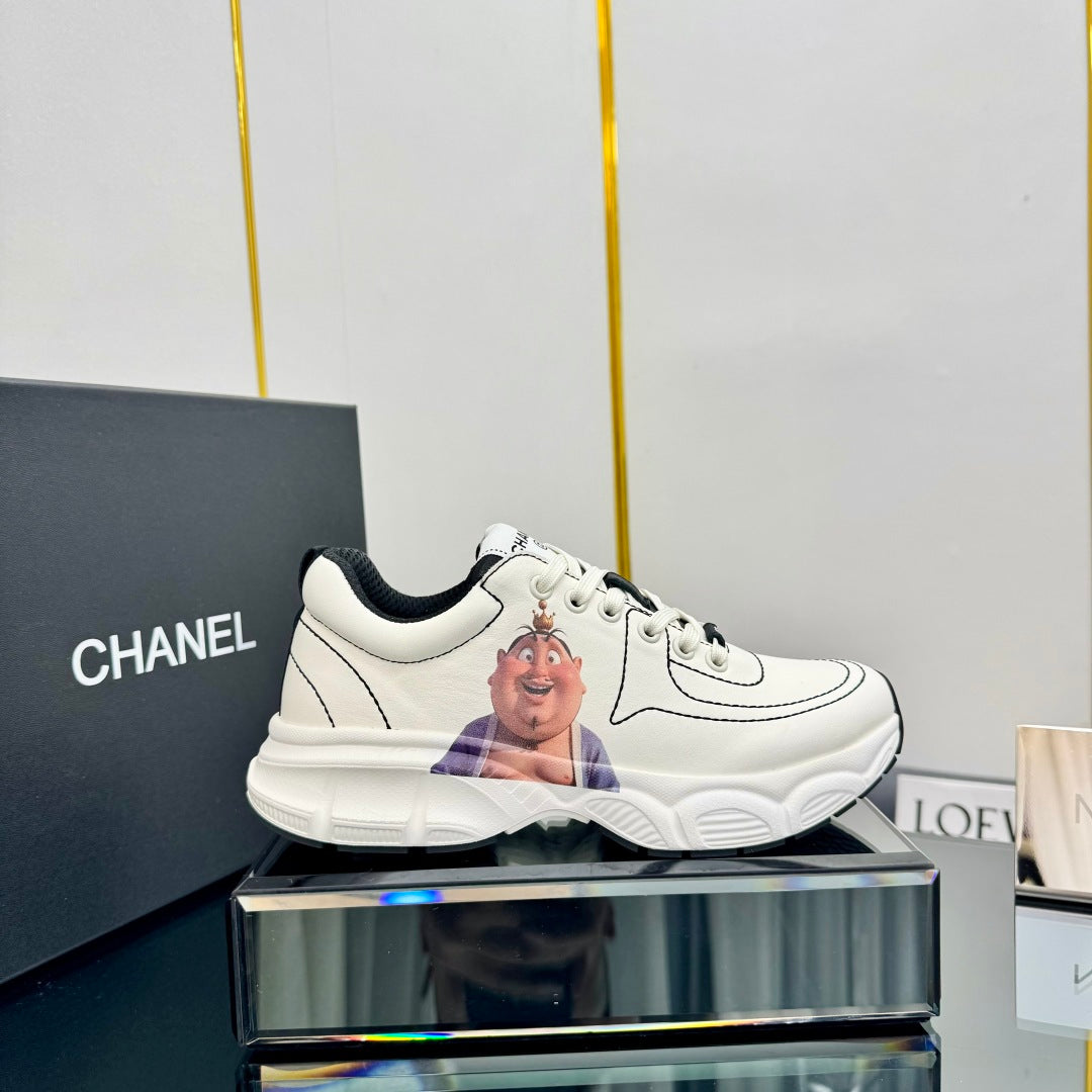 TRAINERS SNEAKER IN WHITE CALFSKIN WITH STICKER 238628、mysite、Cacoeks