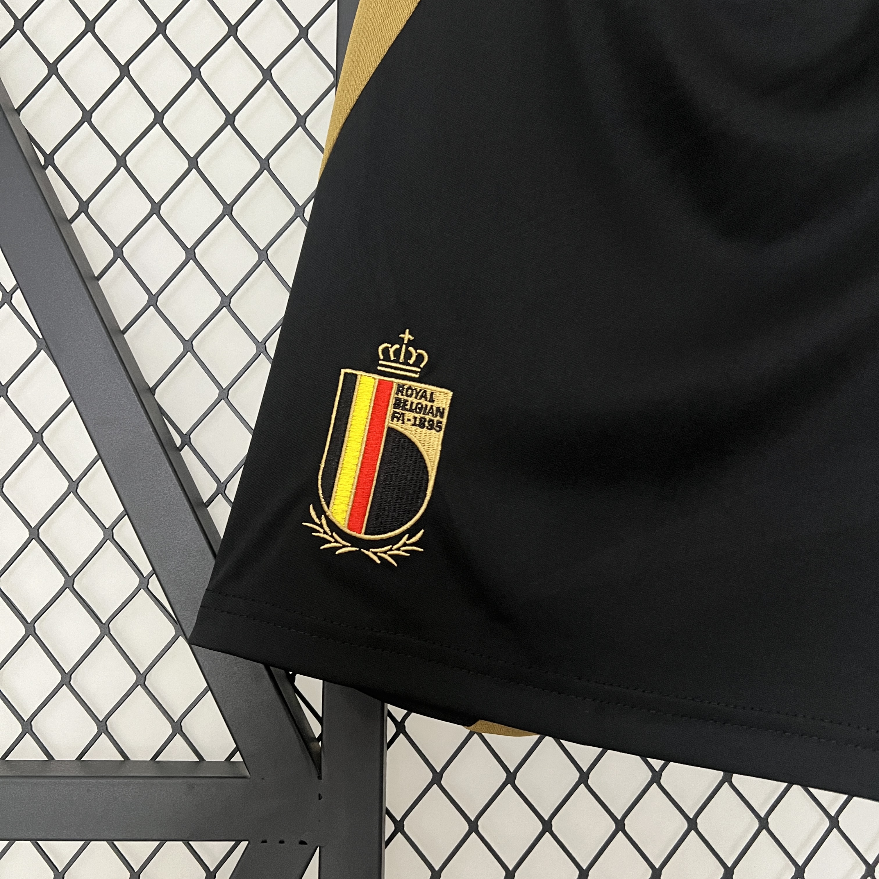 SIUjerseys-Belgium 2024 Home Shorts - Fans Version