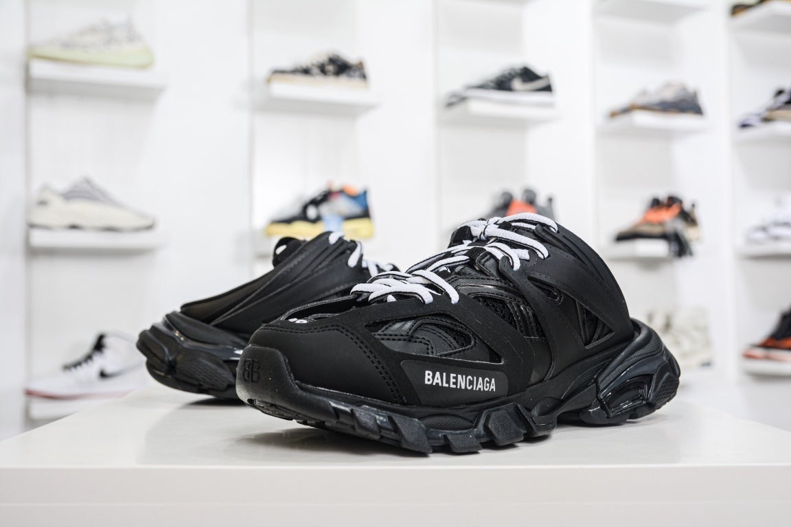 Balenciaga Track Mule in Black、mysite、Cacoeks