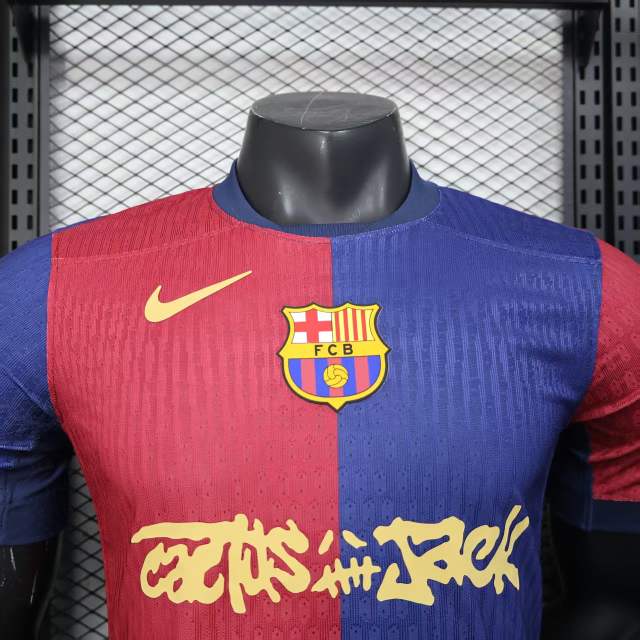 2024/2025 Player Version Barcelona Home Travis Scott Joint Edition 1:1 Thai Quality:football jersey mysite: unitedjerseyfootball 邓江浪:football