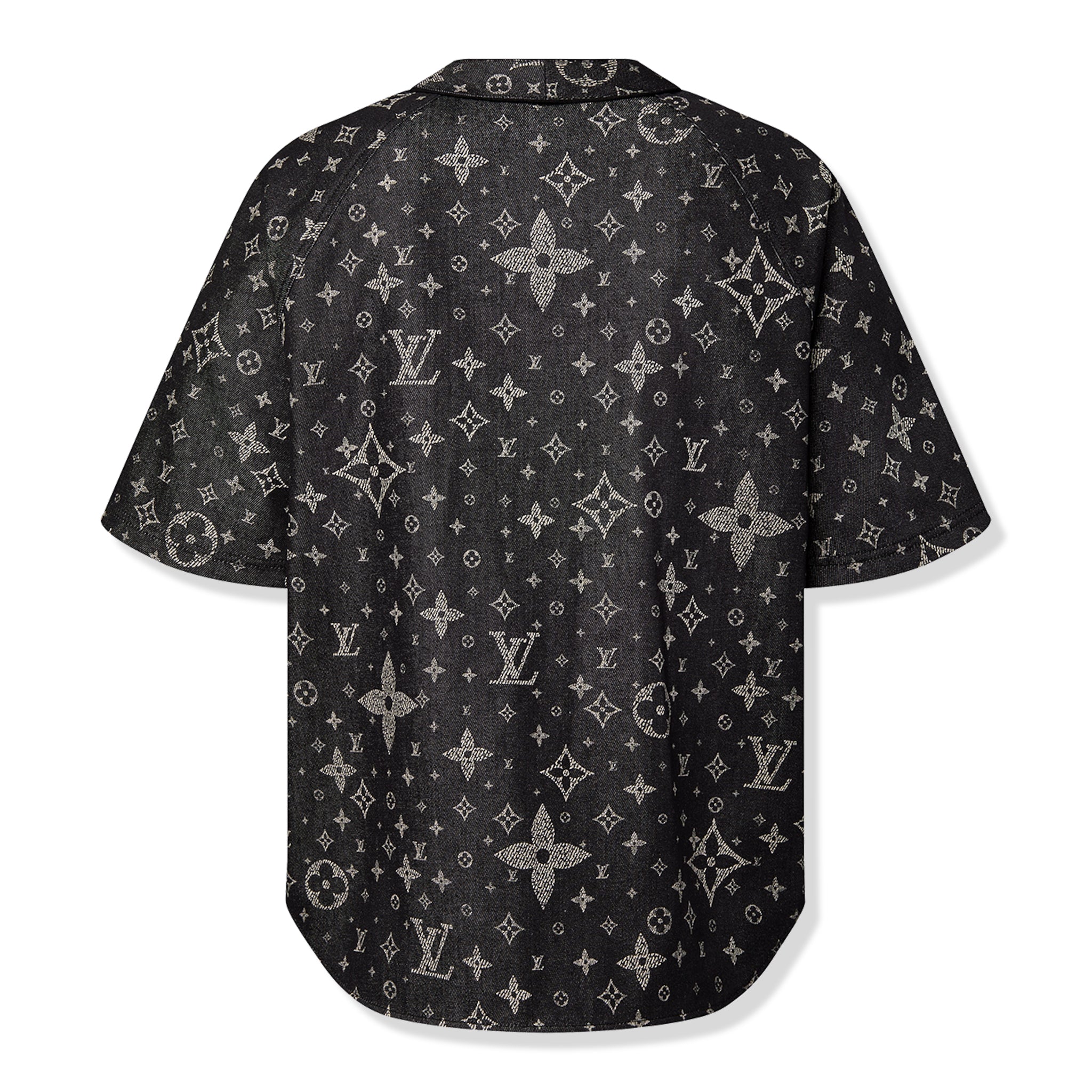Louis Vuitton Monogram Denim Black Baseball Shirt、mysite、Cacoeks