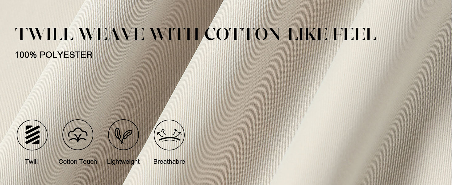 polyester stretch chino fabric