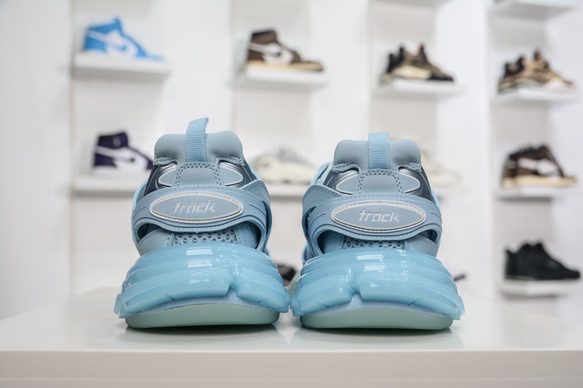 Balenciaga Track Trainer Clear Sole Light Blue、mysite、Cacoeks