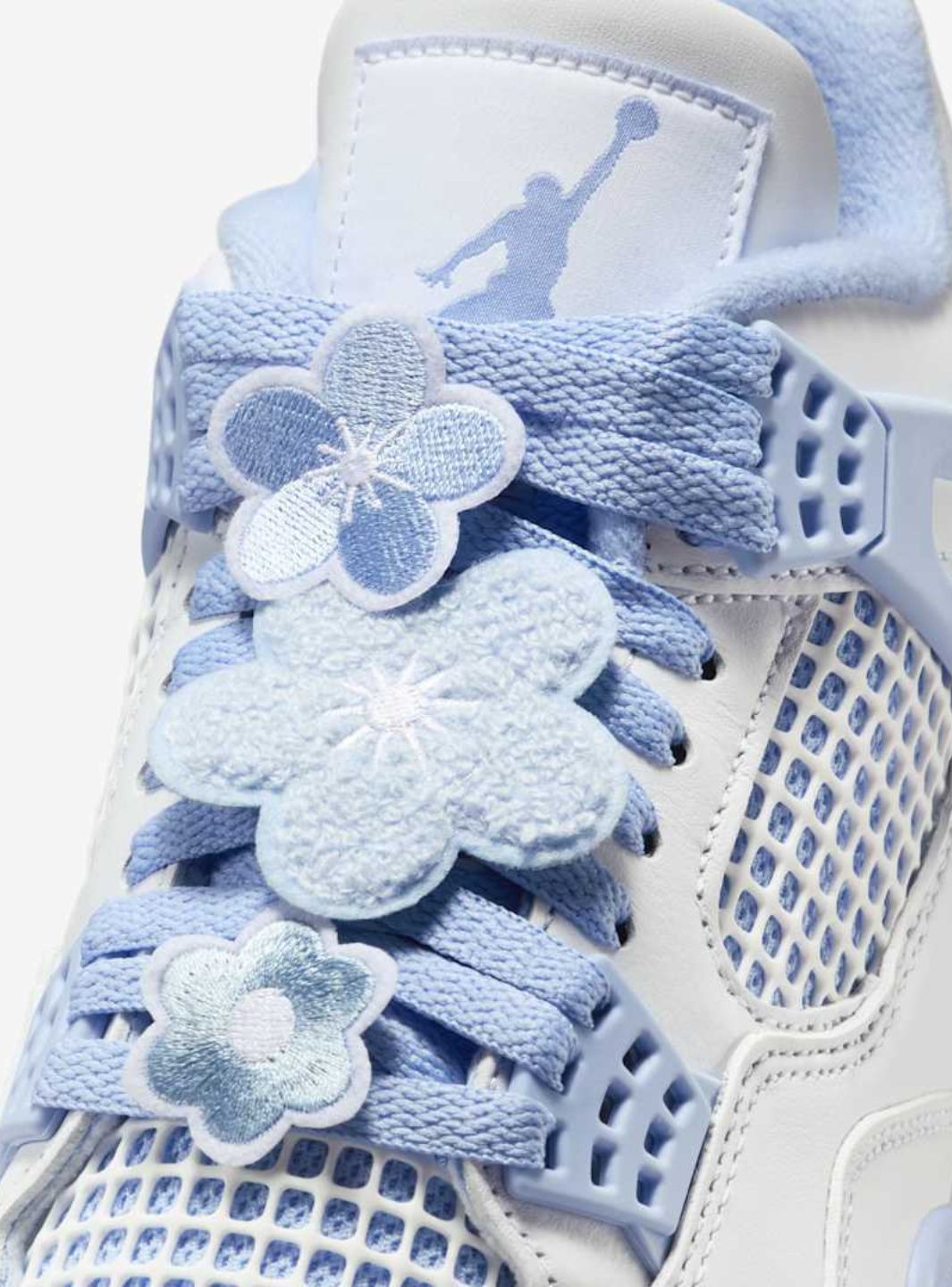 Air Jordan 4 Retro Aluminum Forget Me Not、JORDAN、Cacoeks