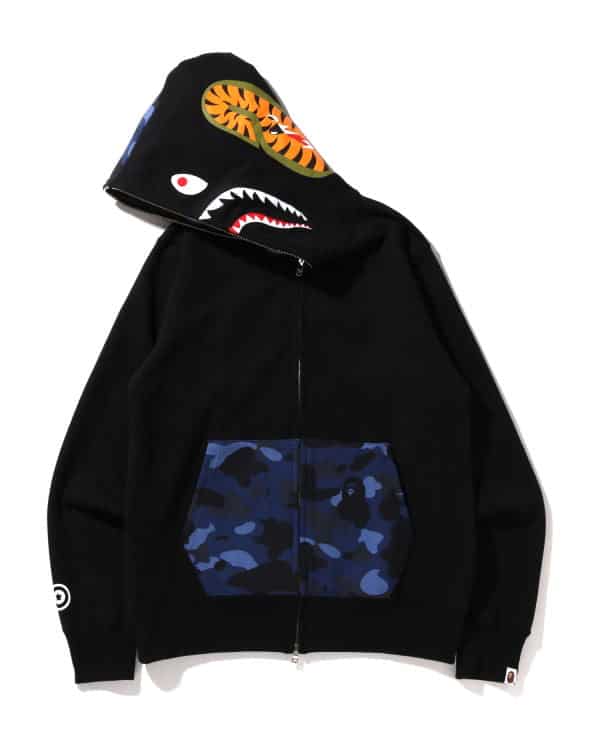 BAPE Color Camo Shark Full Zip Hoodie、mysite、Cacoeks