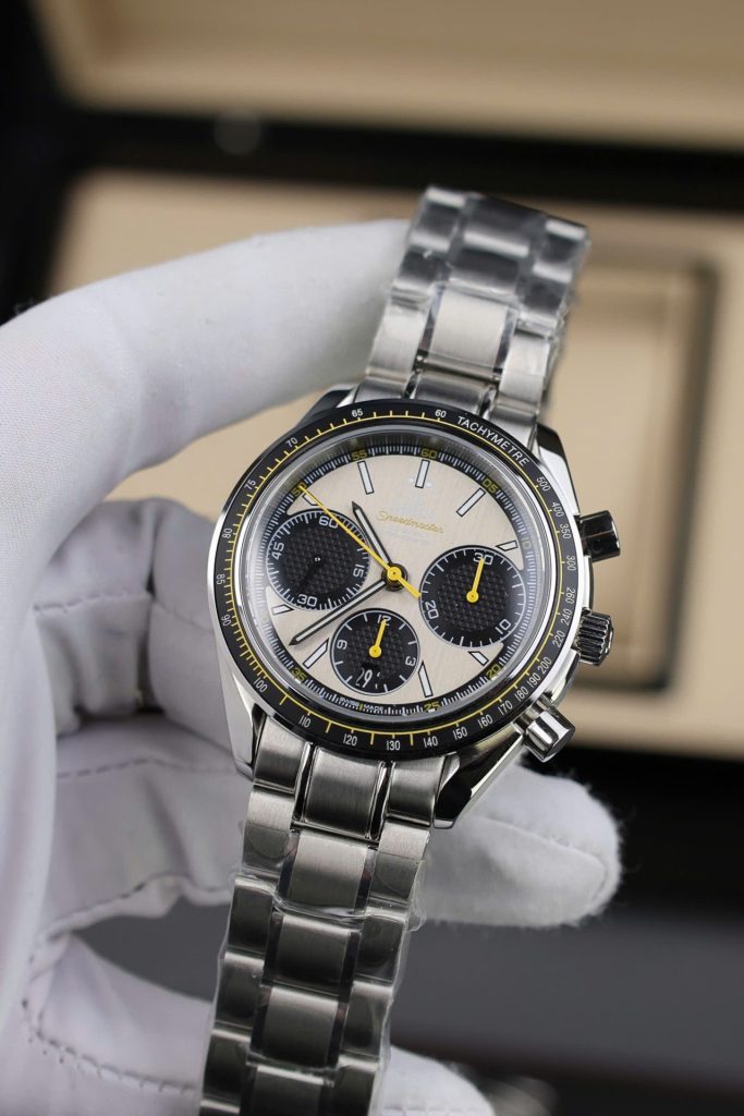 Đồng Hồ Omega Speedmaster Replica Cao Cấp Racing Chronograph Mặt Xám 40mm (2)