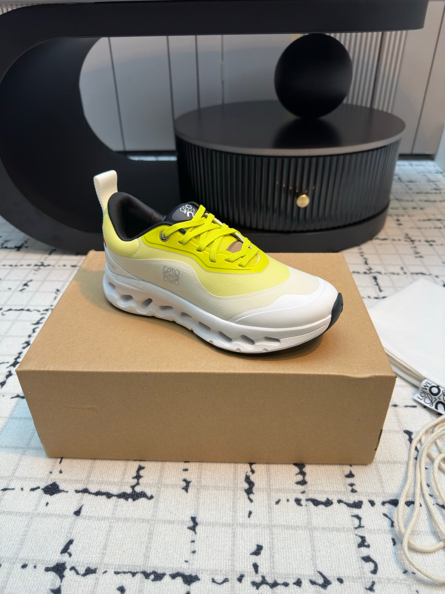 LW CLOUDTILT 2.0 SNEAKER WHITE AND LEMON POLYESTER、mysite、Cacoeks