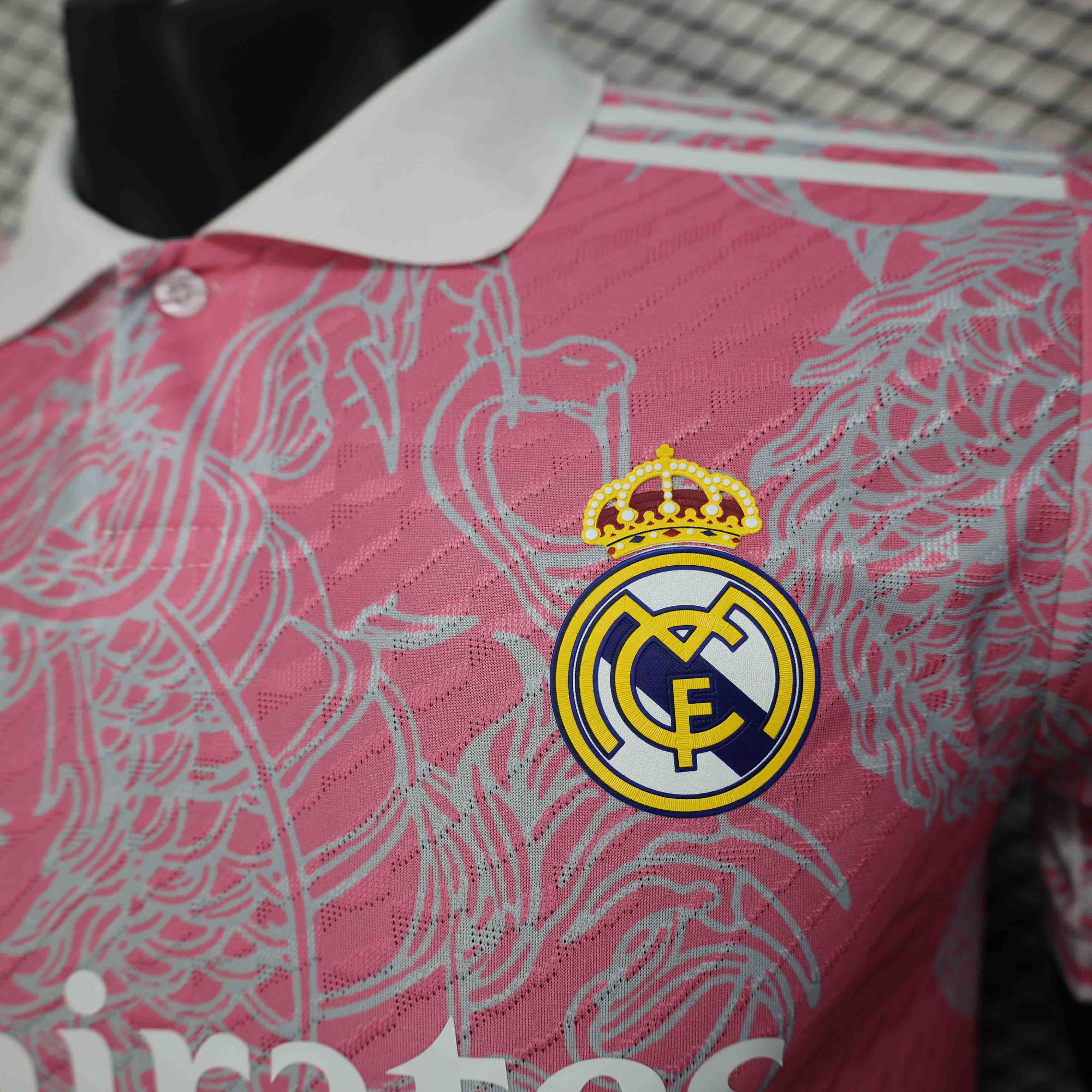 25-26 Real Madrid Pink Dragon Special Edition soccer jersey-Player Version: Ajax 24-25 Home Stadium Jersey - Fans Version mysite: Adidas luxuryfootballshirts.com: https://www.luxuryfootballshirts.com/