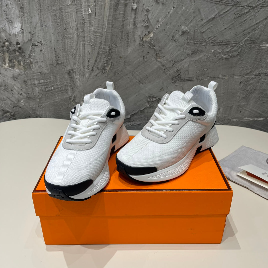 HEROS SNEAKERS WHITE MIX BLACK GOATSKIN、mysite、Cacoeks