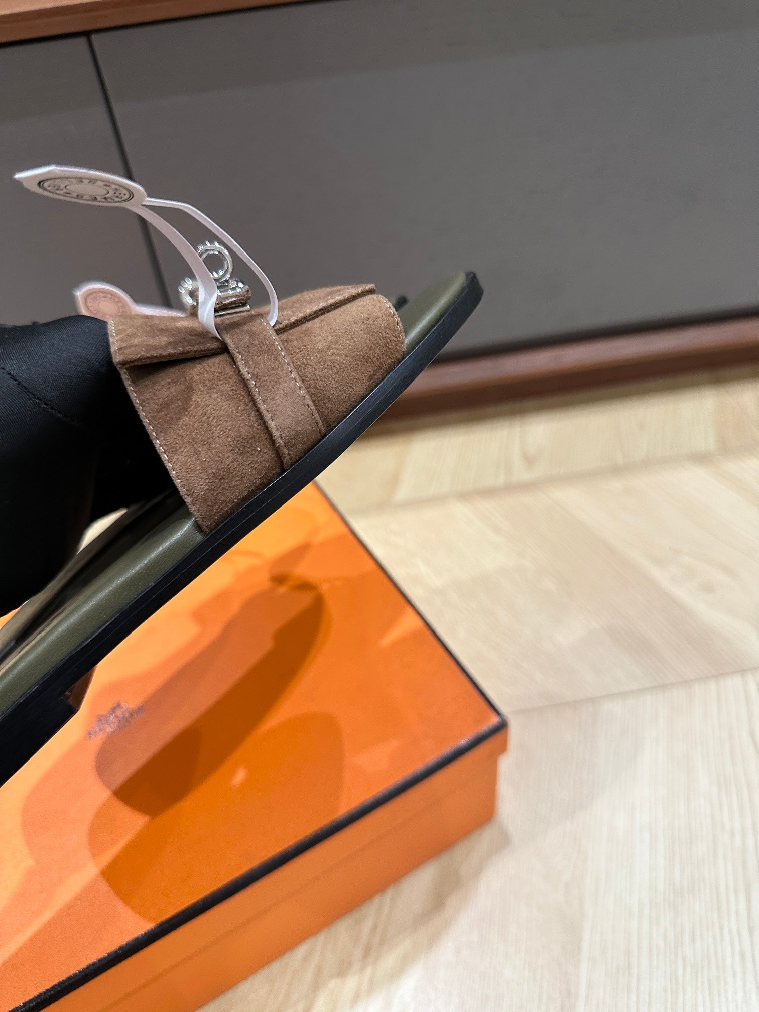 GABRIEL SANDAL LIGHT BROWN SUEDE、mysite、Cacoeks