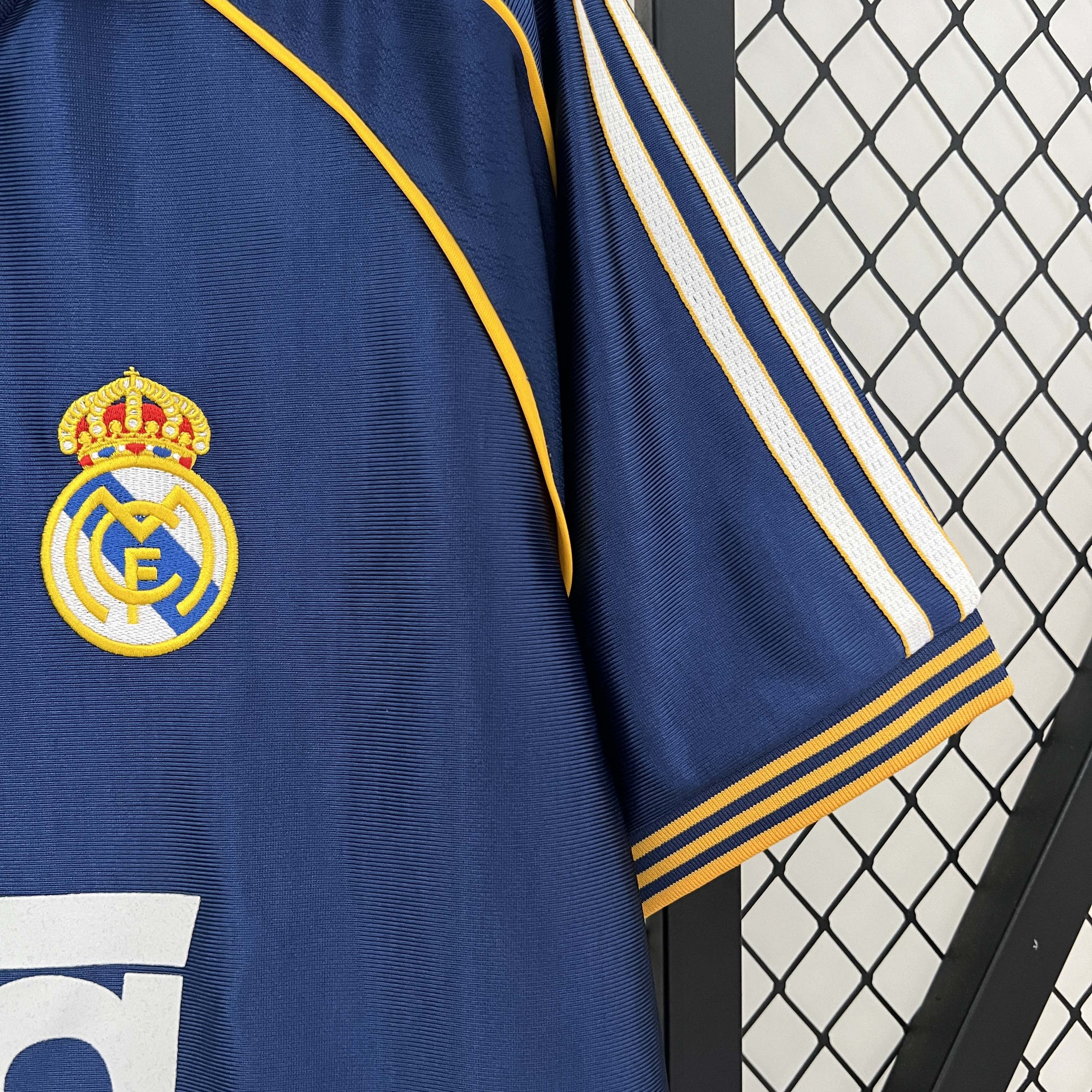 1998/2000 Retro Real Madrid Third Away Football Shirt 1:1 Thai Quality:football jersey mysite: unitedjerseyfootball 邓江浪:football