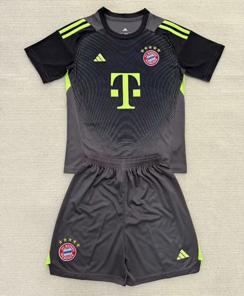 25/26 Bayern Munich Goalkeeper Football Shirt Kids Size Suit-mysite Custom Football Kit- Nextkits